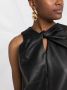Proenza Schouler White Label Jurk met gedraaide voorkant Zwart - Thumbnail 5
