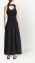 Proenza Schouler White Label Jurk met ruche Zwart - Thumbnail 4