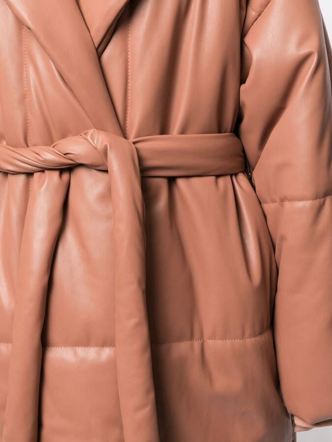 Proenza Schouler White Label Mantel met ceintuur Roze