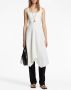 Proenza Schouler White Label Midi-jurk met bustier Wit - Thumbnail 2