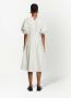 Proenza Schouler White Label Midi-jurk met pofmouwen Wit - Thumbnail 4