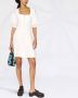 Proenza Schouler White Label Mini-jurk met pofmouwen Wit - Thumbnail 3