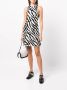 Proenza Schouler White Label Mini-jurk met tijgerprint Zwart - Thumbnail 2