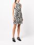 Proenza Schouler White Label Mini-jurk met tijgerprint Zwart - Thumbnail 3