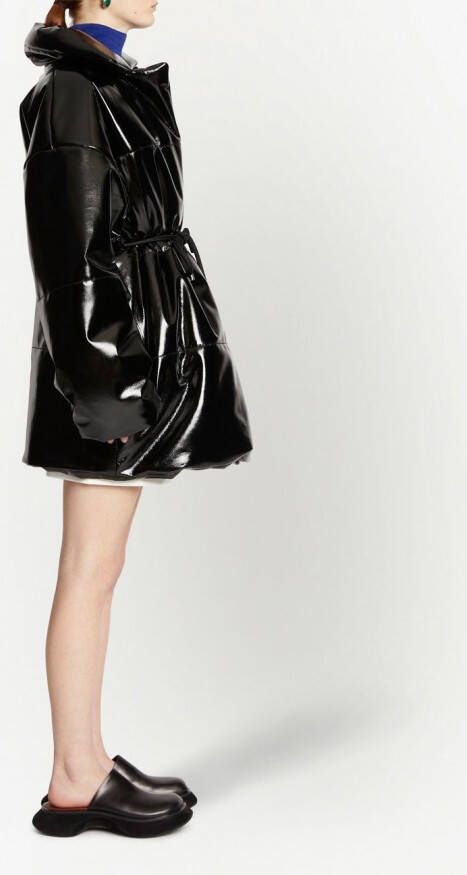 Proenza Schouler White Label Oversized donsjas Zwart