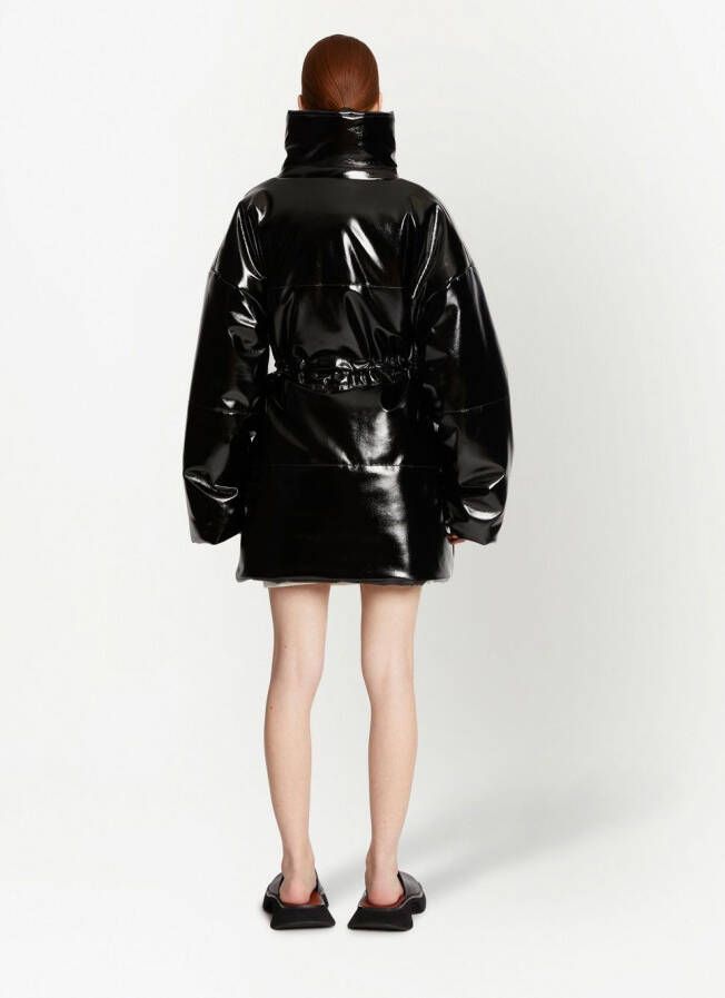 Proenza Schouler White Label Oversized donsjas Zwart