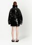 Proenza Schouler White Label Oversized donsjas Zwart - Thumbnail 4