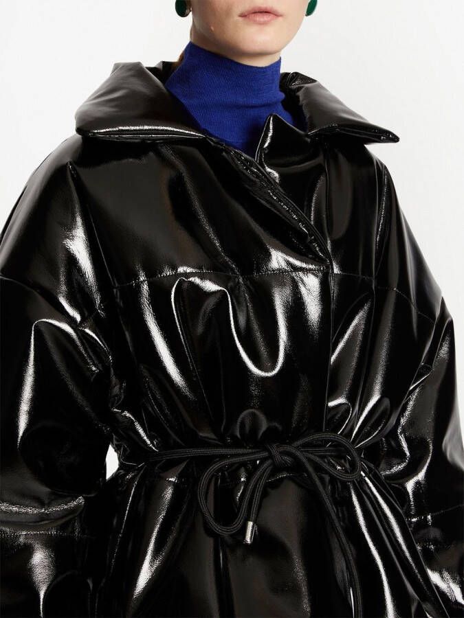 Proenza Schouler White Label Oversized donsjas Zwart