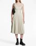 Proenza Schouler White Label pleated faux-leather midi skirt Wit - Thumbnail 2