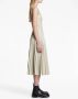 Proenza Schouler White Label pleated faux-leather midi skirt Wit - Thumbnail 3