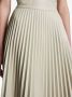 Proenza Schouler White Label pleated faux-leather midi skirt Wit - Thumbnail 5