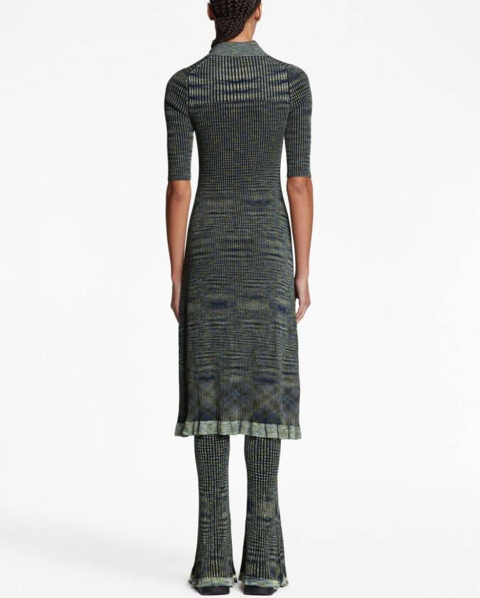 Proenza Schouler White Label Polojurk met print Blauw