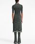 Proenza Schouler White Label Polojurk met print Blauw - Thumbnail 4