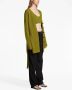 Proenza Schouler White Label ribbed-knit belted cardigan Groen - Thumbnail 3