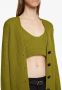 Proenza Schouler White Label ribbed-knit belted cardigan Groen - Thumbnail 5