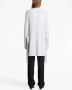 Proenza Schouler White Label ribbed-knit belted cardigan Wit - Thumbnail 4