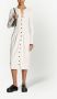 Proenza Schouler White Label Ribgebreide jurk Beige - Thumbnail 2