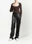 Proenza Schouler White Label Ribgebreide trui Bruin - Thumbnail 2