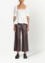 Proenza Schouler White Label Jurk met vierkante hals Wit - Thumbnail 2