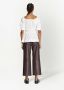 Proenza Schouler White Label Jurk met vierkante hals Wit - Thumbnail 4