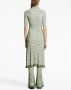 Proenza Schouler White Label Space Dye ribbed-knit polo dress Blauw - Thumbnail 4