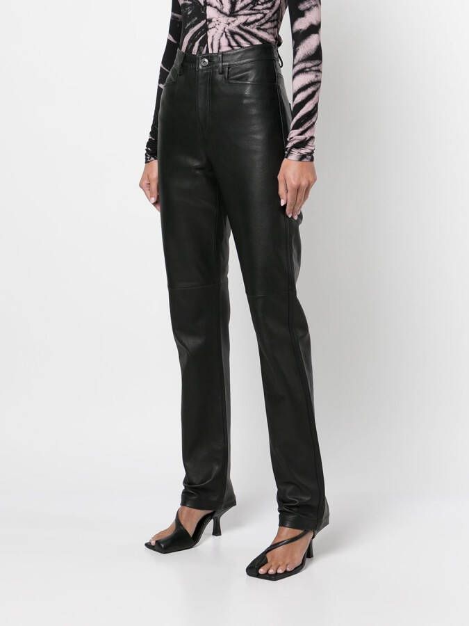 Proenza Schouler White Label Straight broek Zwart
