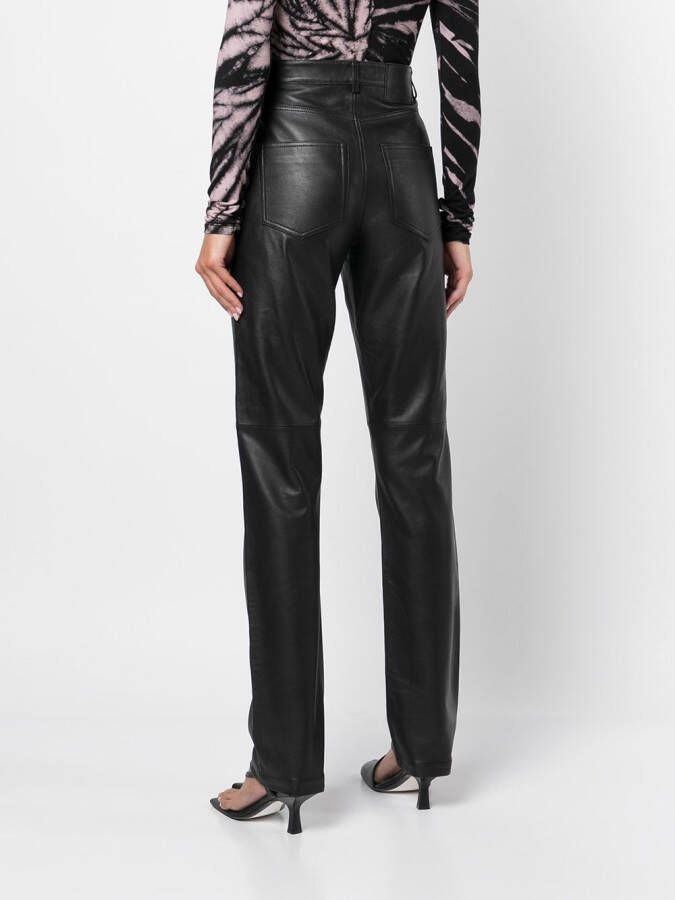 Proenza Schouler White Label Straight broek Zwart