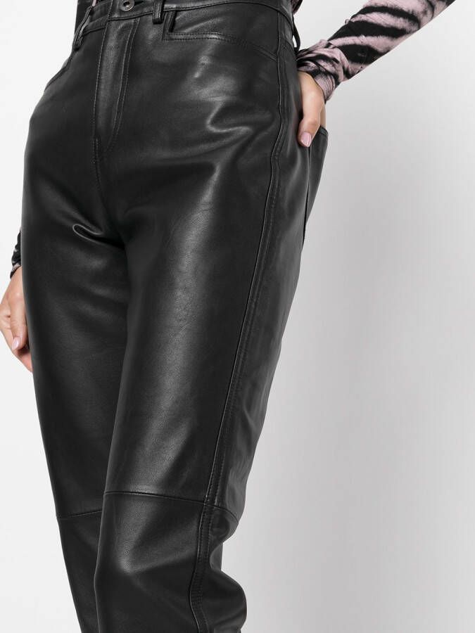 Proenza Schouler White Label Straight broek Zwart