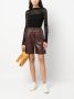 Proenza Schouler White Label Gestreepte panty Zwart - Thumbnail 2