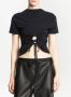 Proenza Schouler White Label T-shirt met uitgesneden detail Zwart - Thumbnail 5