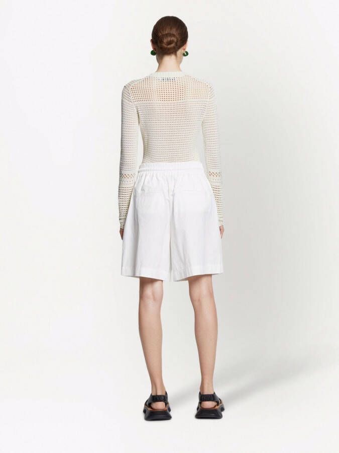 Proenza Schouler White Label Top met lange mouwen Beige