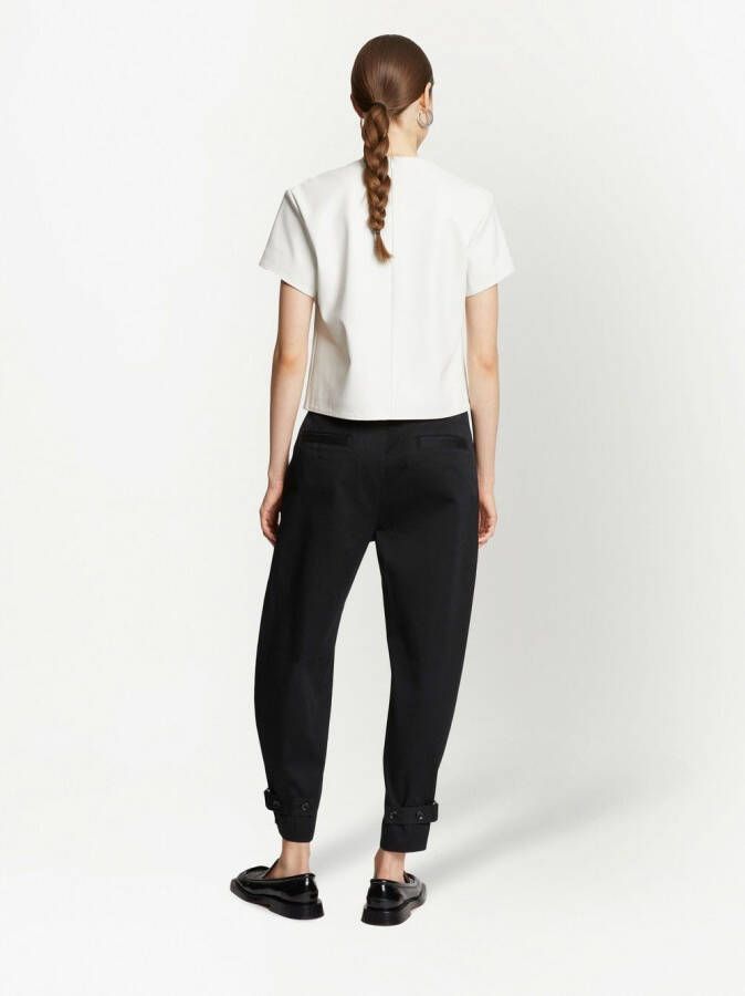 Proenza Schouler White Label Twill broek Zwart