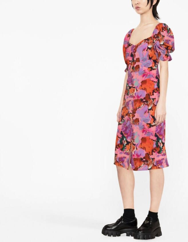 PS Paul Smith Jurk met ballonmouwen Roze