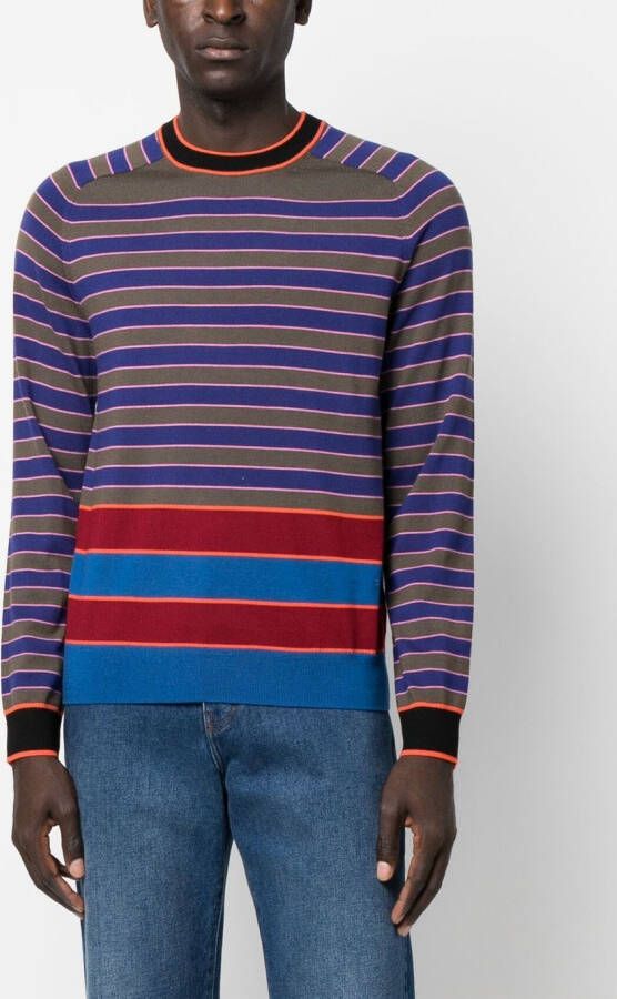 PS Paul Smith Gestreepte trui Blauw
