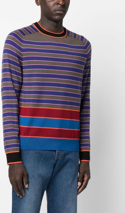 PS Paul Smith Gestreepte trui Blauw