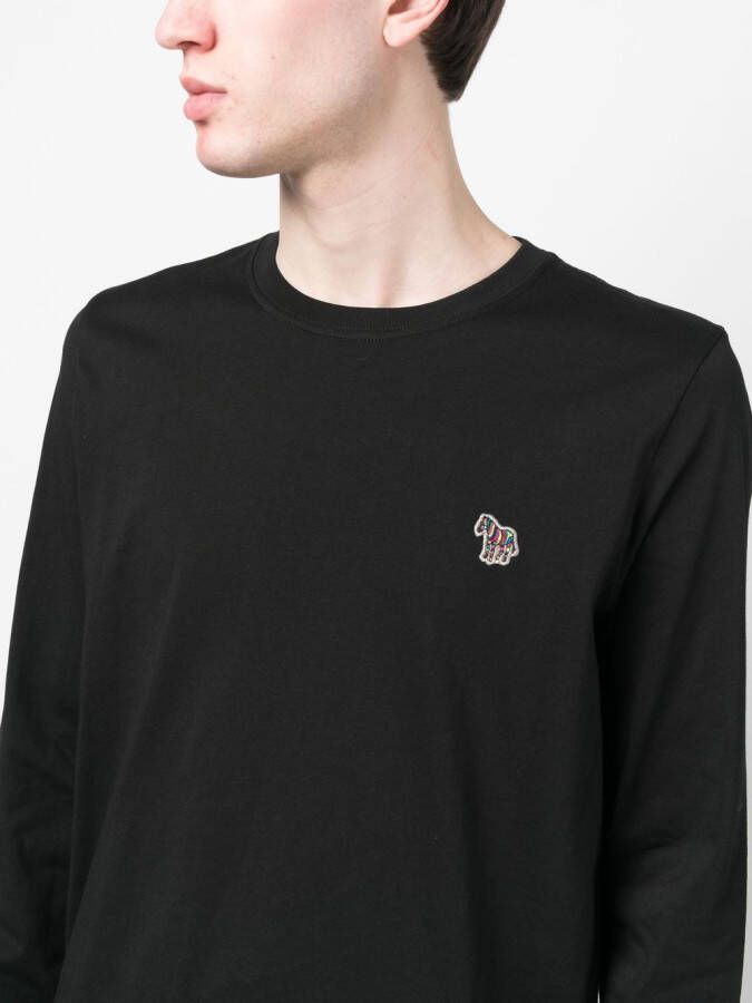 PS Paul Smith Big Pony katoenen T-shirt Zwart