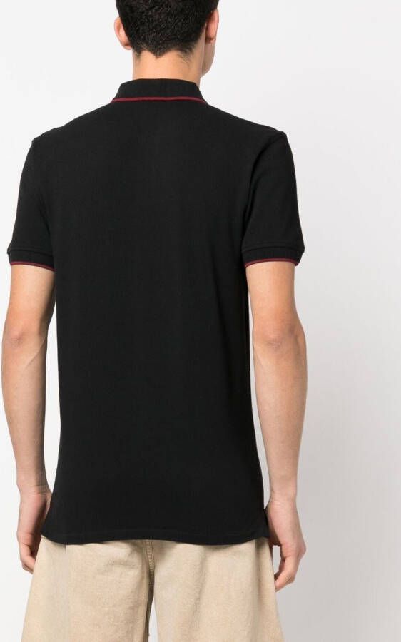 PS Paul Smith Poloshirt met logopatch Zwart