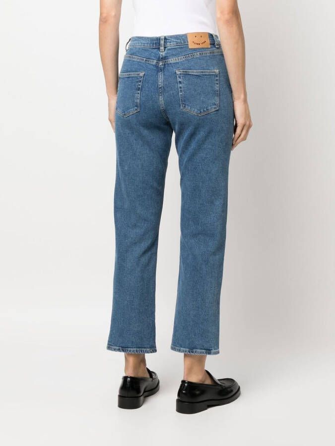 PS Paul Smith Cropped jeans Blauw