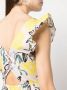 PS Paul Smith Midi-jurk met bloemenprint Beige - Thumbnail 5