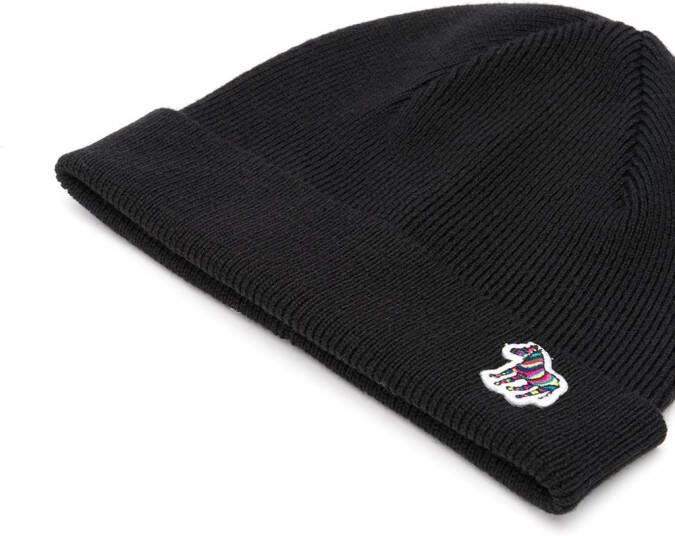 PS Paul Smith Muts met zebra patroon Zwart
