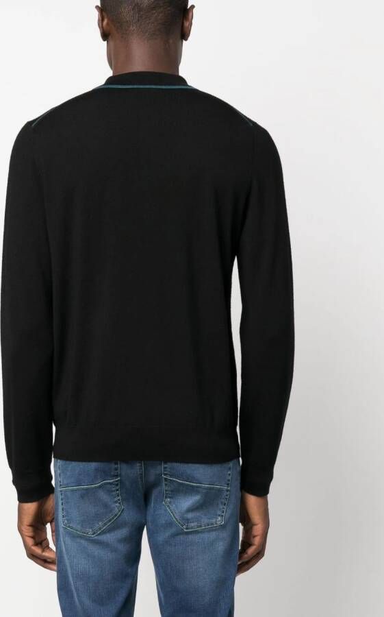 PS Paul Smith Poloshirt met geborduurd logo Zwart