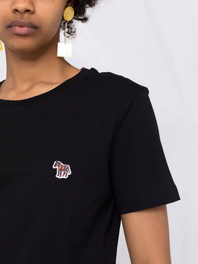 PS Paul Smith T-shirt met borduurwerk Zwart