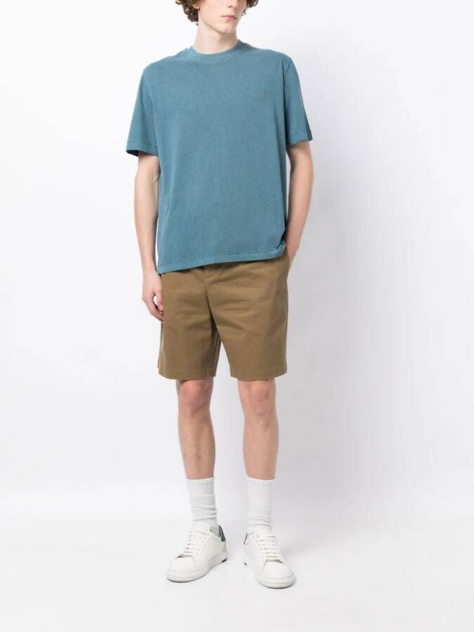 PS Paul Smith T-shirt met geborduurd logo Blauw