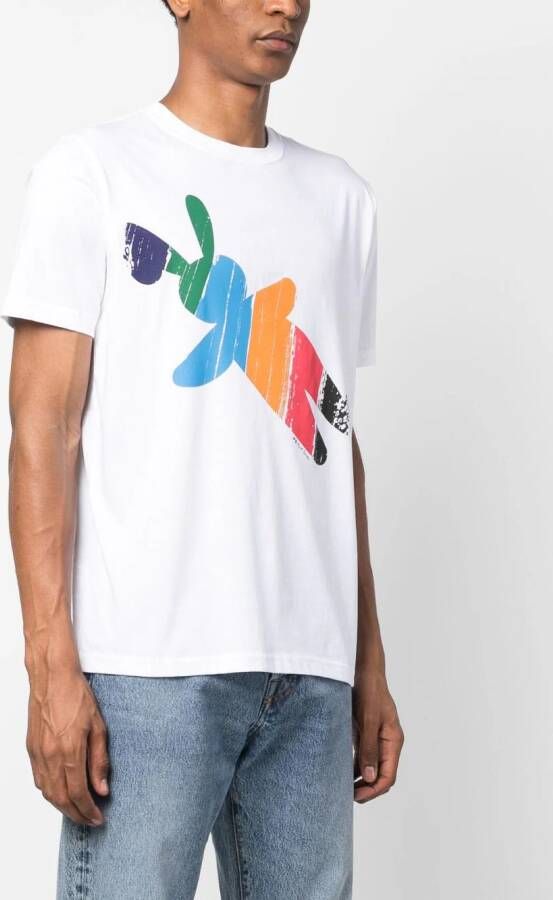 PS Paul Smith T-shirt met grafische print Wit
