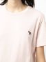 PS Paul Smith T-shirt met logopatch Roze - Thumbnail 5