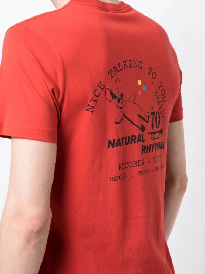 PS Paul Smith T-shirt met logoprint Rood