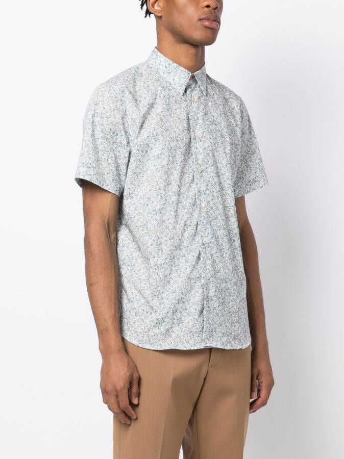 PS Paul Smith T-shirt met print Blauw