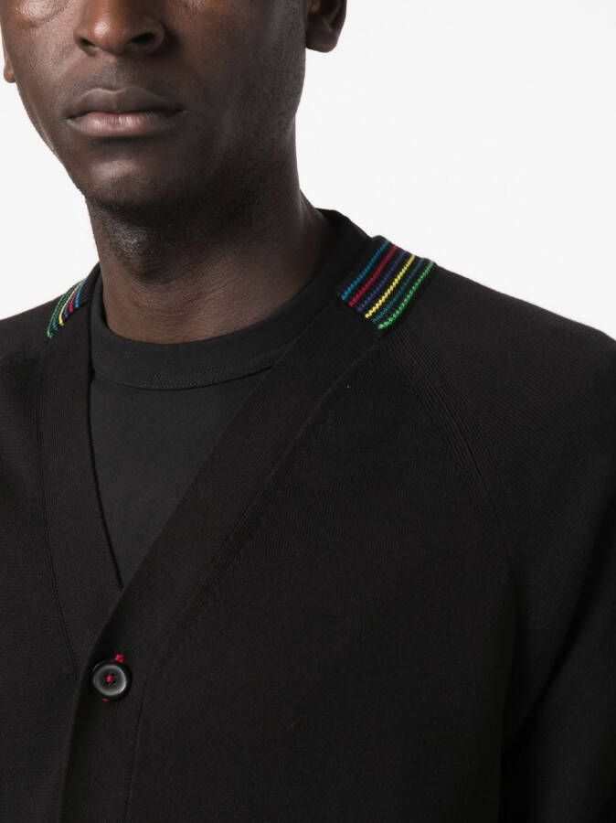 PS Paul Smith Vest met gestreept detail Zwart