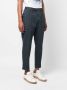 PT Torino Broek met geplooid detail Blauw - Thumbnail 3