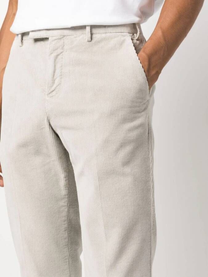 PT Torino Ribfluwelen broek Grijs